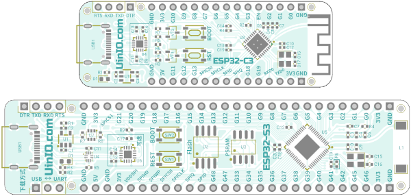 UINIO-MCU-ESP32 核心板电路设计